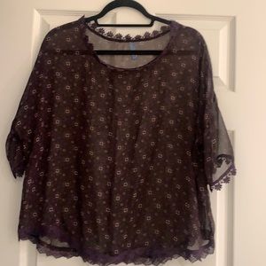 Free People sheer top